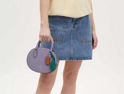 NWT Coach Blueberry Crossbody Leather Handbag