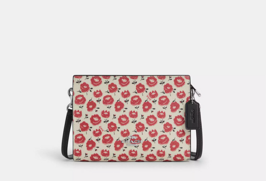 NWT Coach Slim Crossbody Bag With Floral Print