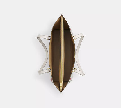 NWT Coach Large Mollie Tote Bag With Strawberry Print