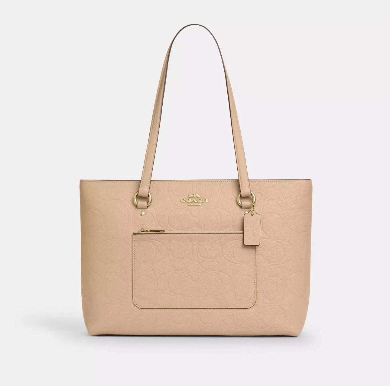 NWT Coach Signature Leather station Tote Bag