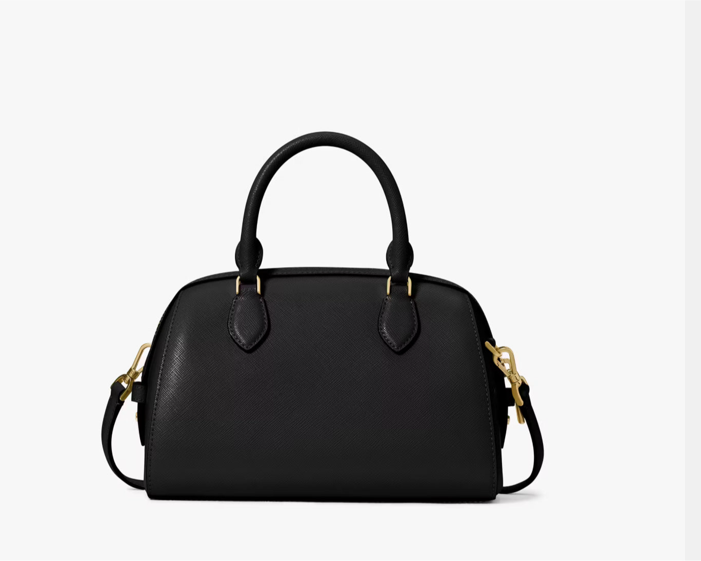 NWT Kate Spade Leather Madison Small Dolly Duffle Crossbody Bag In Black