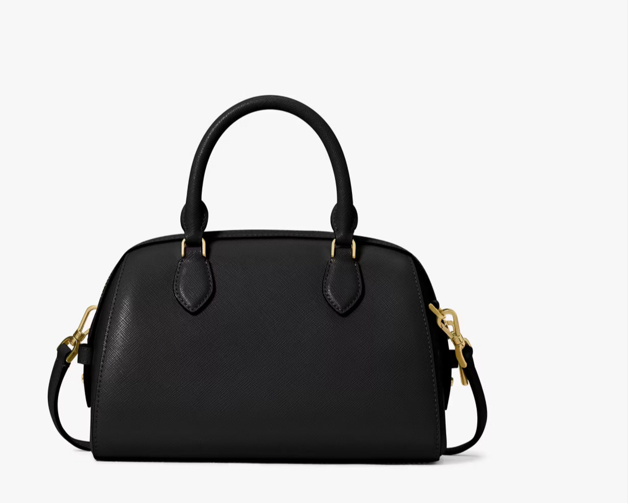 NWT Kate Spade Leather Madison Small Dolly Duffle Crossbody Bag In Black