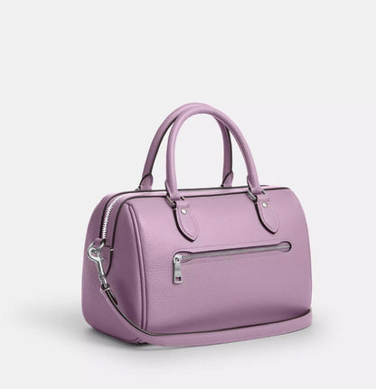 NWT Coach Rowan Satchel Crossbody Leather Bag With Detachable Strap