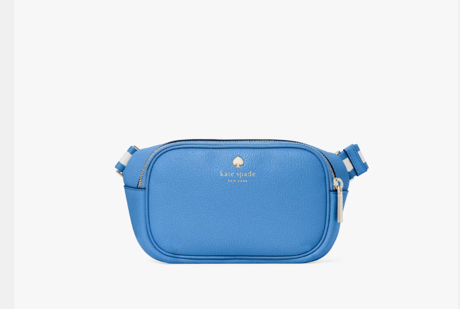 NWT Kate Spade Emma Leather Belt Bag In Blue