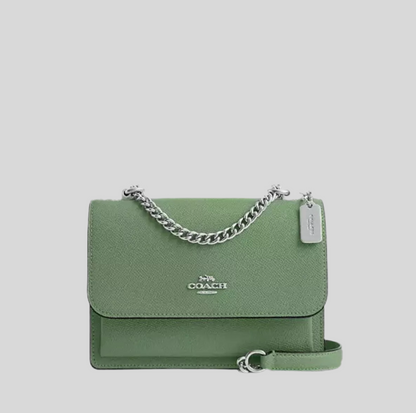 Coach Mini Klare Crossbody Leather Bag Soft Green