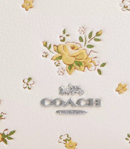 NWT Coach Slim Crossbody Bag With Floral Print