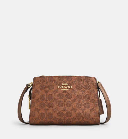 NWT Coach Gia Crossbody Bag In Signature Canvas