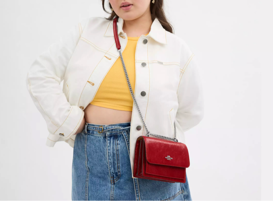 Coach Mini Klare Leather Crossbody Bag In Red