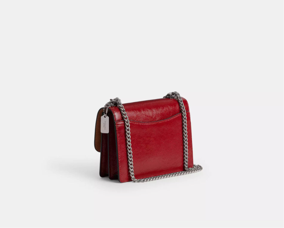 Coach Mini Klare Leather Crossbody Bag In Red