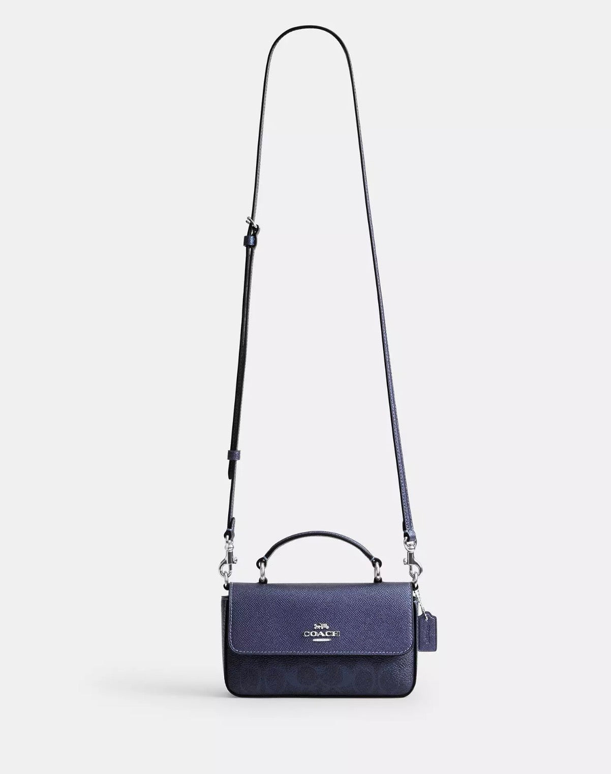 NWT Coach Mini Josie Top Handle Bag In Signature Canvas