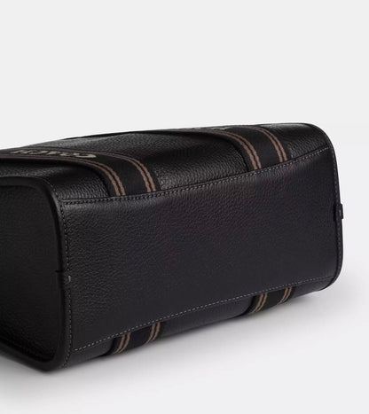 NWT Coach Leather Smith Tote Bag 24 in Black