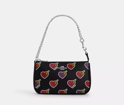 Coach Nolita 19 With Heart Bolt Print