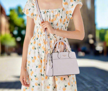 NWT Kate Spade Madison Leather Small Satchel In Pastel Lavender