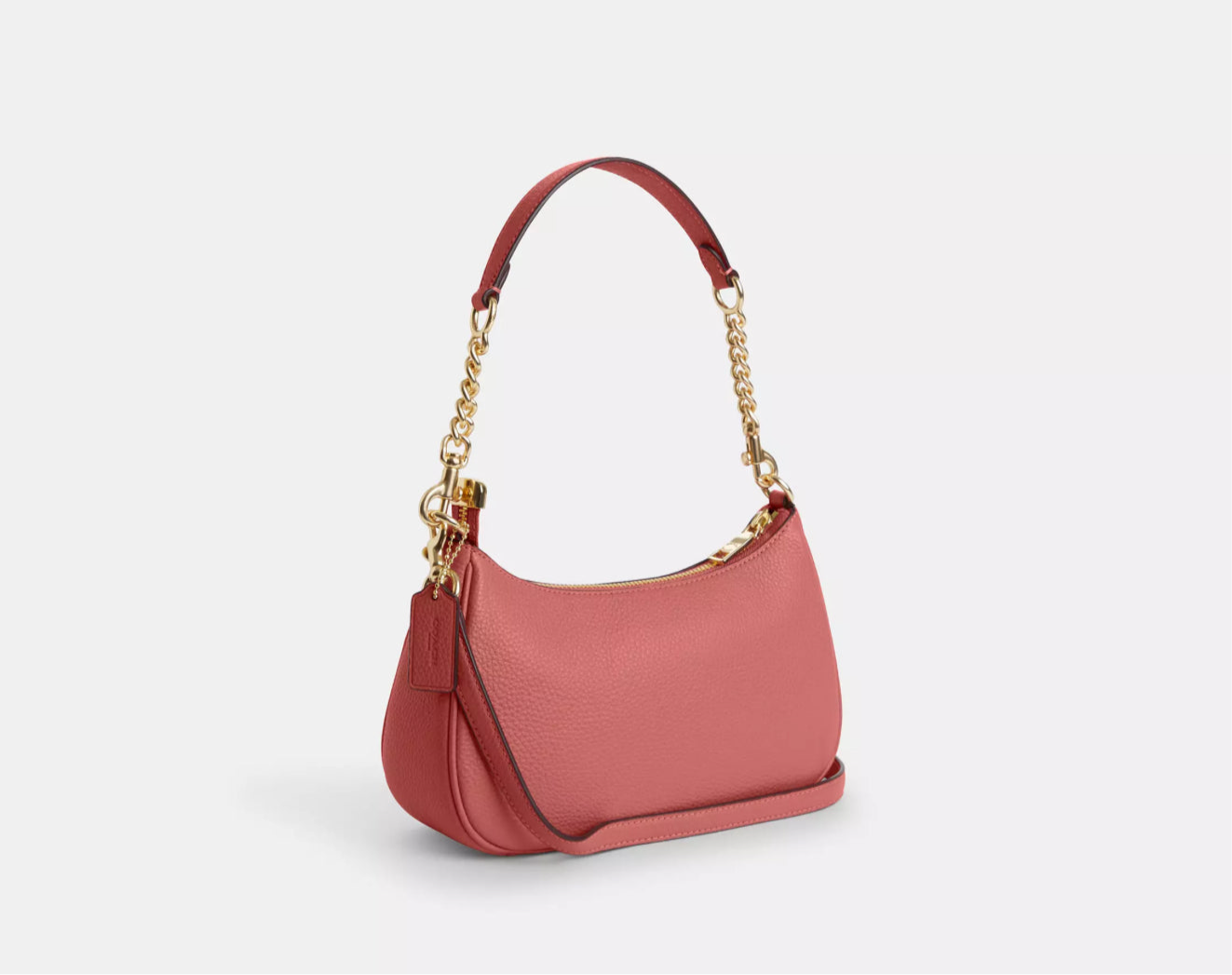 Coach Teri Shoulder Leather Bag