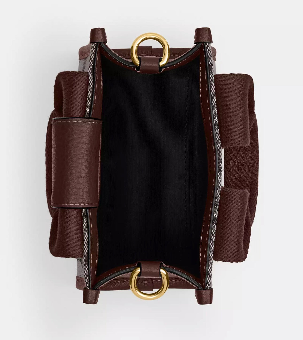 NWT Coach Smith Mini Tote In Signature Jacquard & Leather