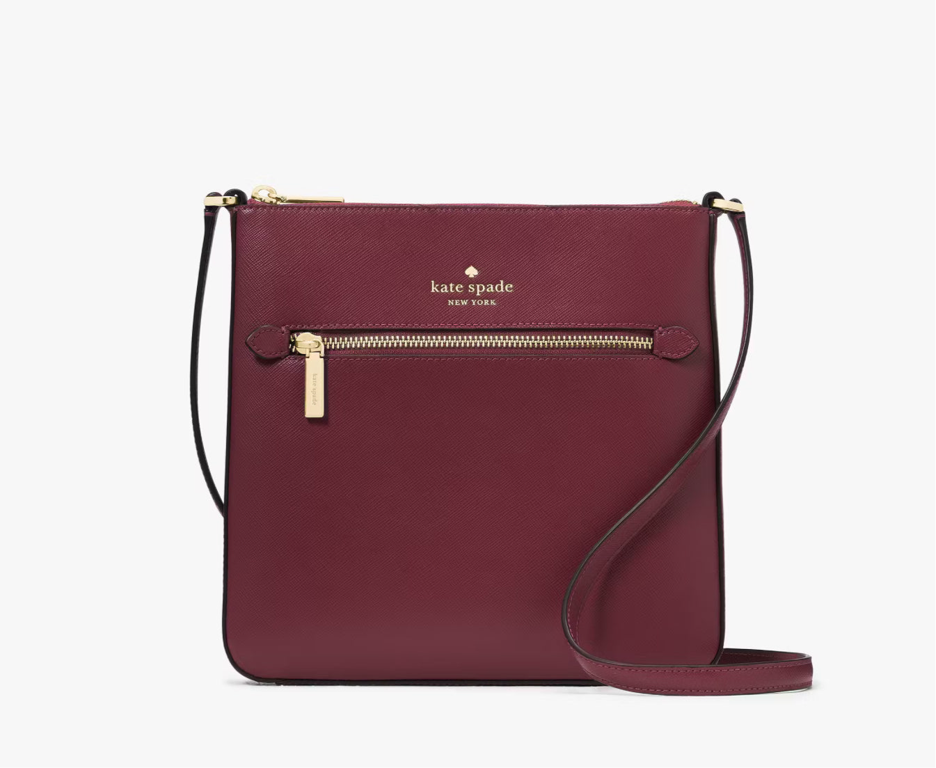 NWT Kate Spade Sadie Large Crossbody Leather Bag K7379 in Merlot
