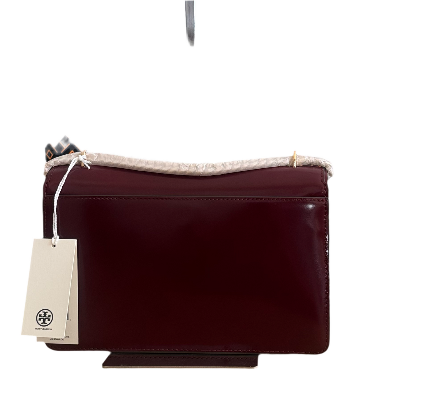 Tory Burch Emerson Patent Flap Adjustable Shoulder Bag