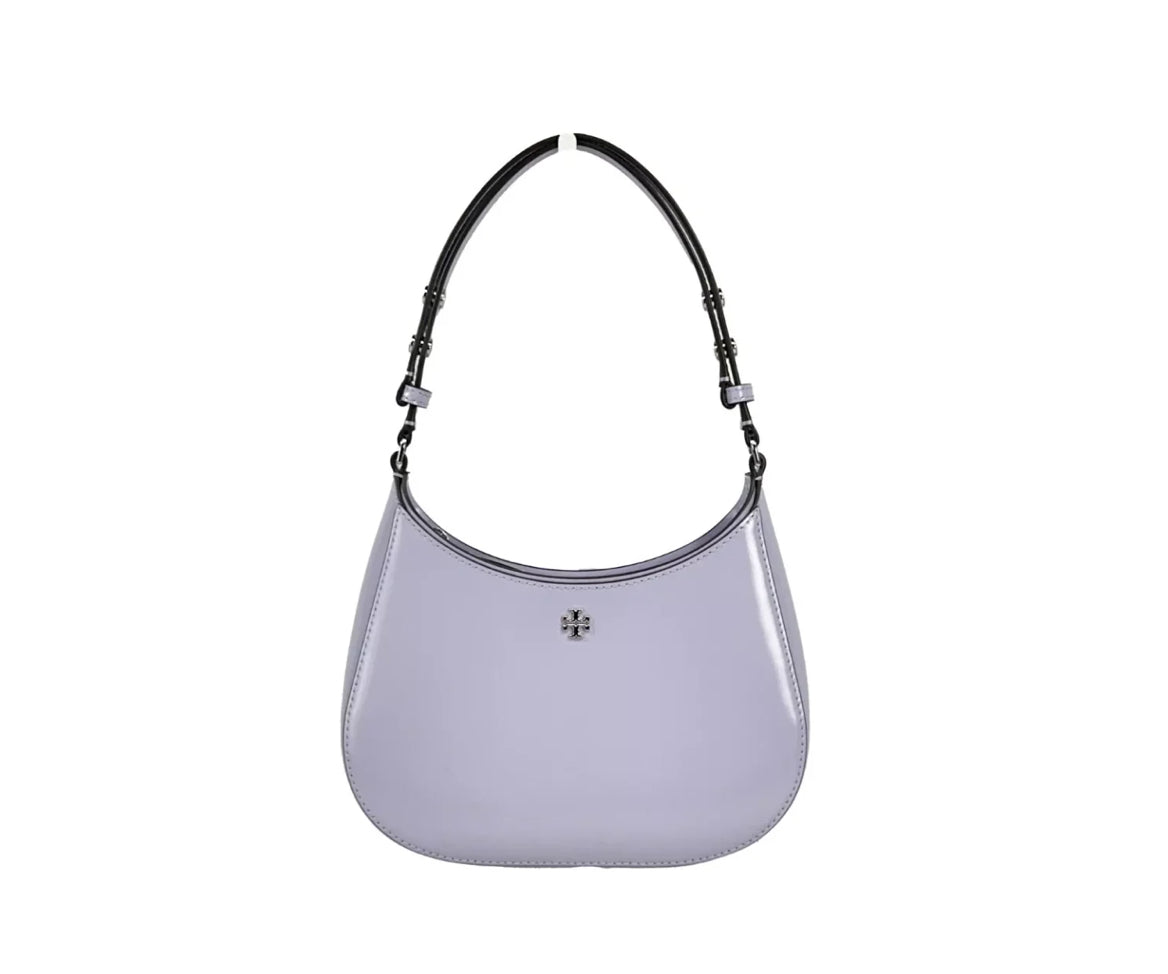 NWT Tory Burch Emerson Patent Leather Shoulder Bag in Light Violet