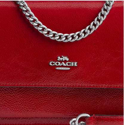 Coach Mini Klare Leather Crossbody Bag In Red