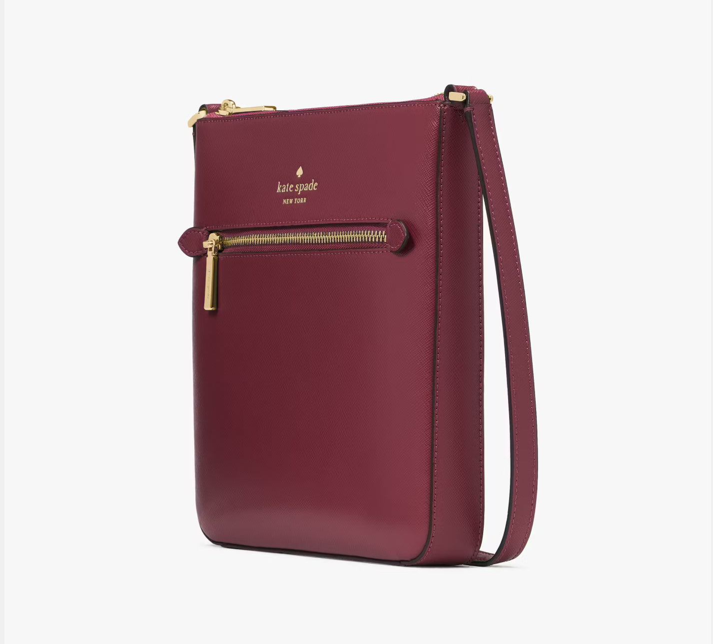 NWT Kate Spade Sadie Large Crossbody Leather Bag K7379 in Merlot
