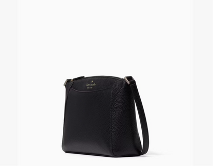 NWT Kate Spade Leather Monica Small Crossbody Bag In Black