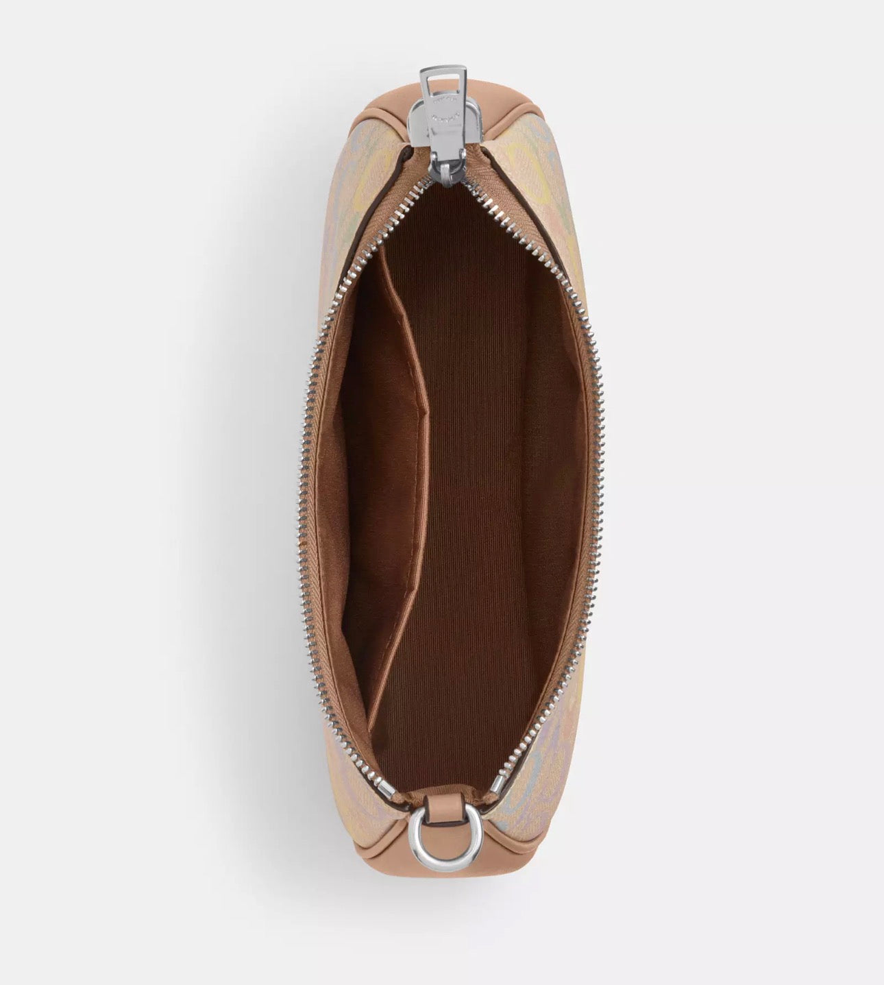 NWT Coach Teri Shoulder Bag In Rainbow Signature Canvas