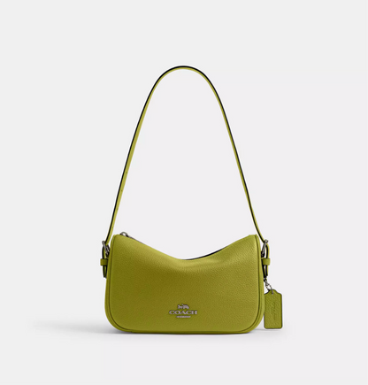 NWT Coach Leather Kailey Shoulder Bag In Bright Olive