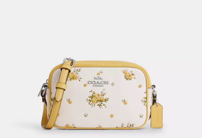 NWT Coach Mini Jamie Camera Bag With Floral Print In Chalk/Multi NWT Coach Mini Jamie Camera Bag With Floral Print In Chalk/Multi