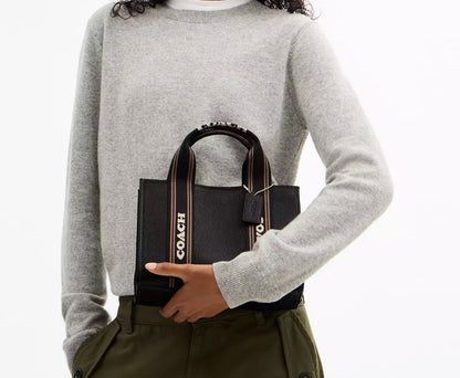 NWT Coach Leather Smith Tote Bag 24 in Black