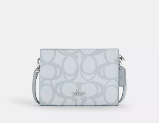 NWT Coach Slim Crossbody Bag In Sketch Signature Canvas