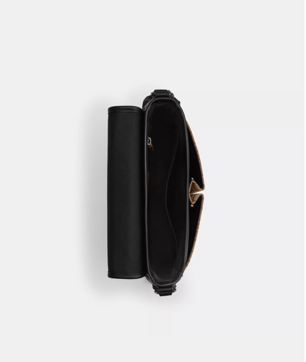 NWT Coach Men’s Sprint Map Bag 25 In Signature Jacquard & Leather