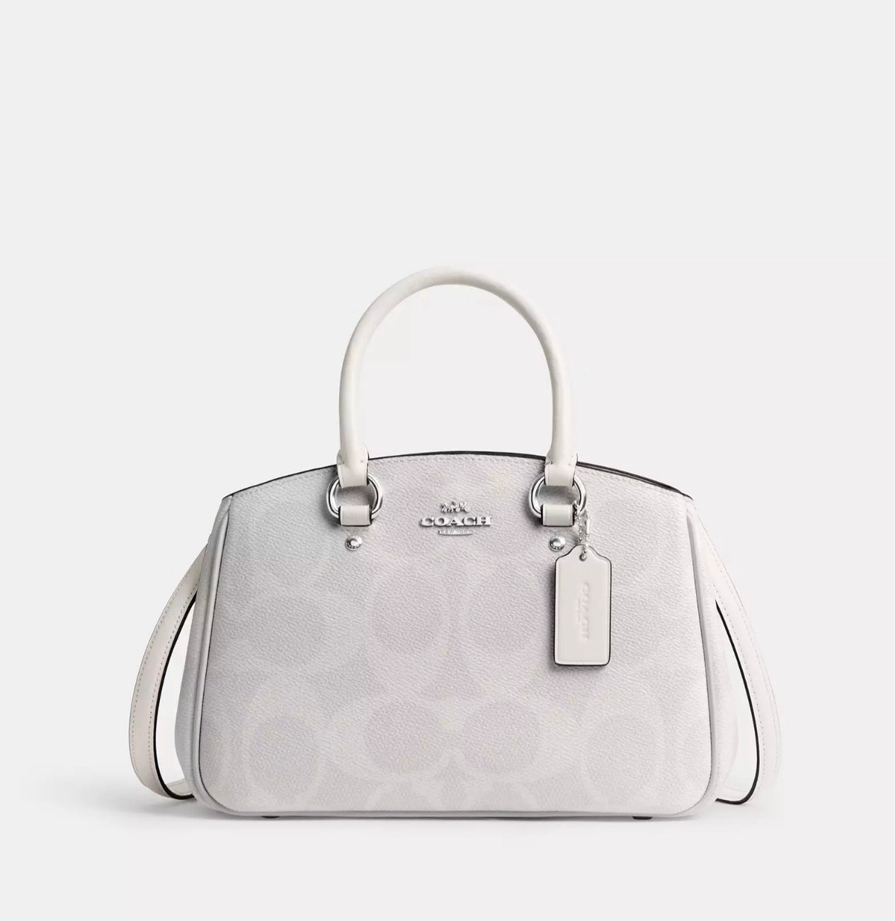 NWT Coach Savannah Small Carryall  Bag In Signature Canvas