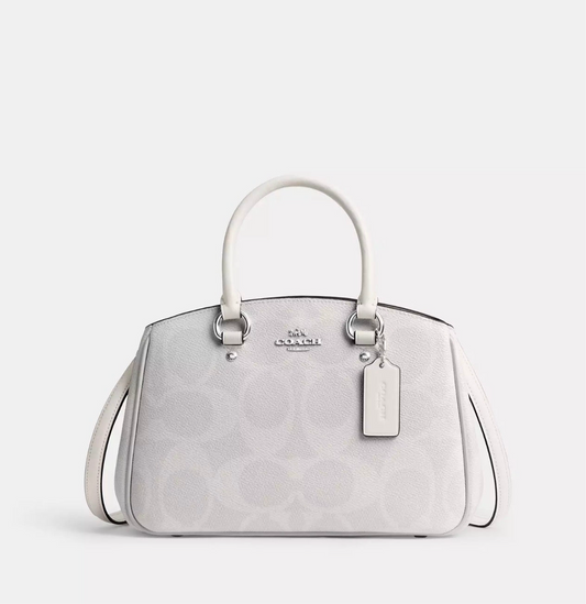 NWT Coach Savannah Small Carryall  Bag In Signature Canvas