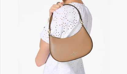 NWT Kate Spade Paige Convertible Medium Leather Crossbody In Light Fawn