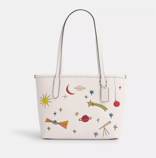 NWT Coach Leather X Observed By Us Small City Tote Bag