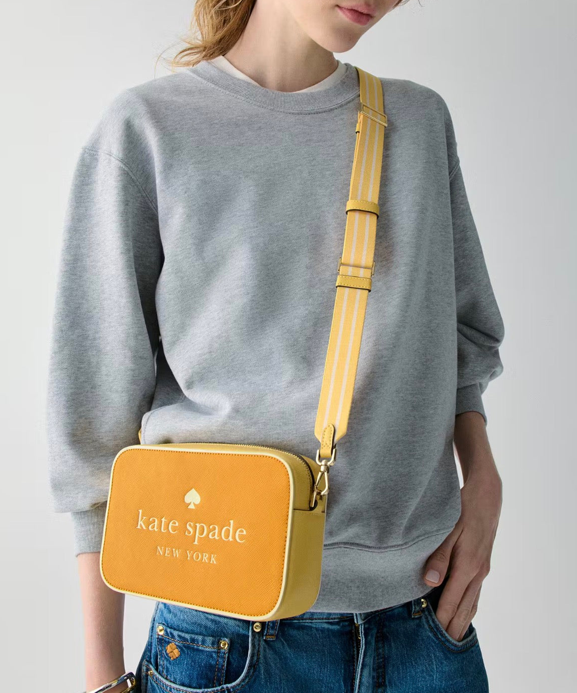 NWT Kate Spade Saffiano Leather Oh Snap Camera Bag In Black