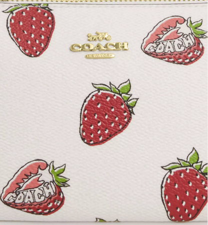 NWT Coach Nolita 19 Shoulder bag/Wristlet with Strawberry Print