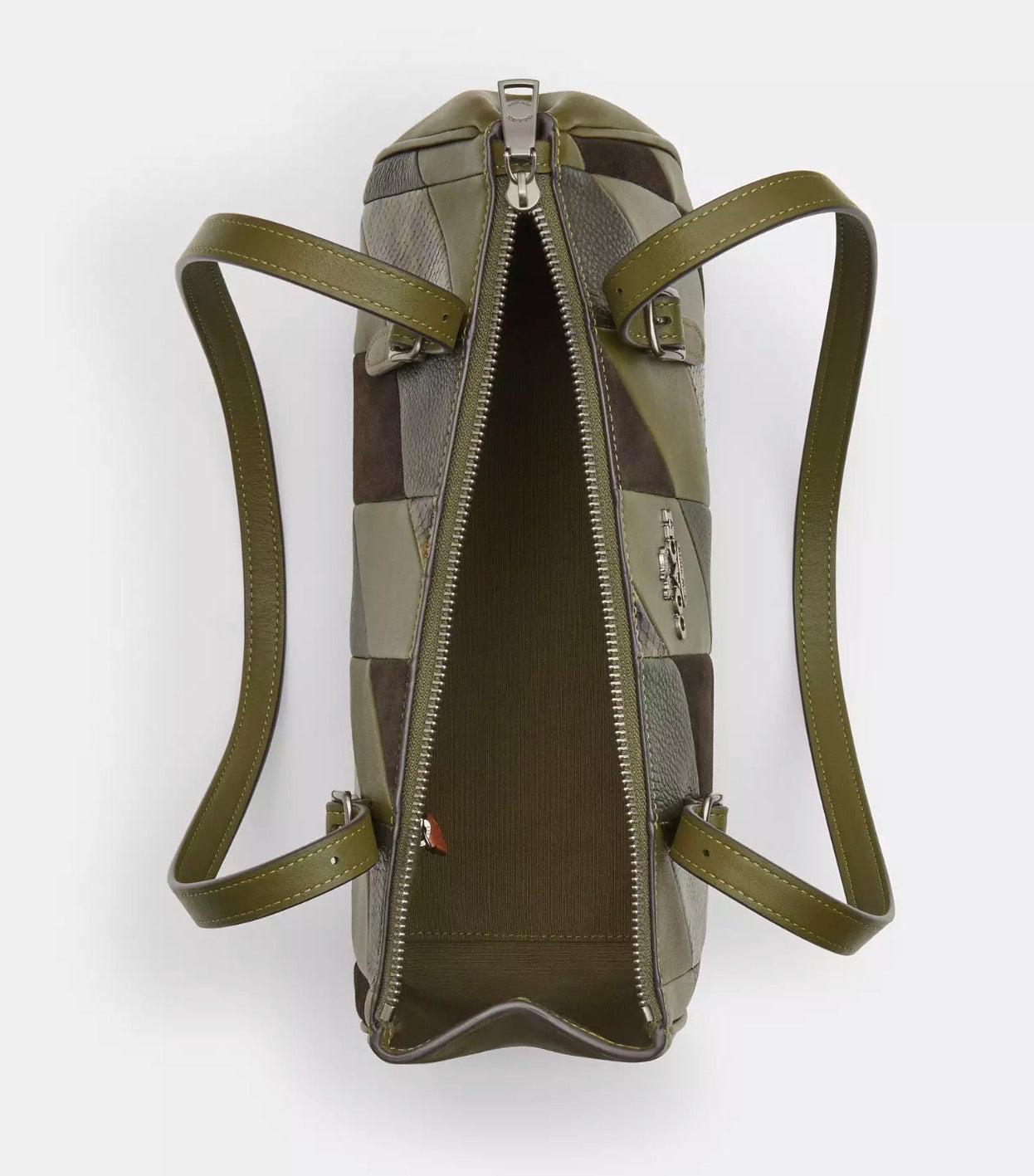 NWT Coach Leather Asher Shoulder Bag with Patch Work