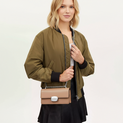 NWT Coach Leather Eliza Flap Crossbody Bag