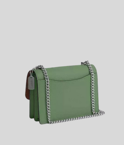 Coach Mini Klare Crossbody Leather Bag Soft Green