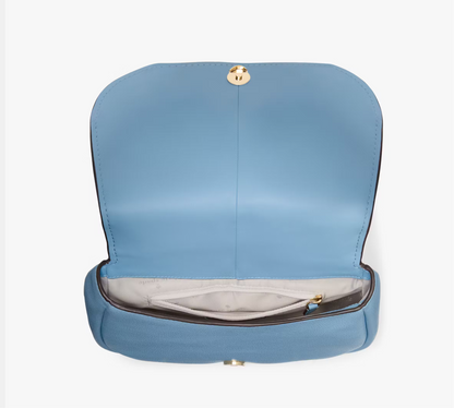 NWT Kate Spade Kayla Pebbled Leather Saddle Bag