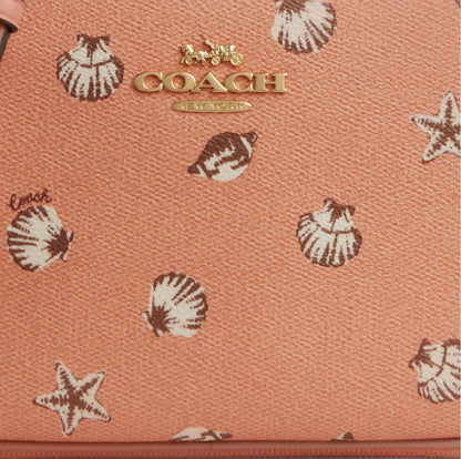 NWT Coach Medium Jamie Camera Bag With Shell Print