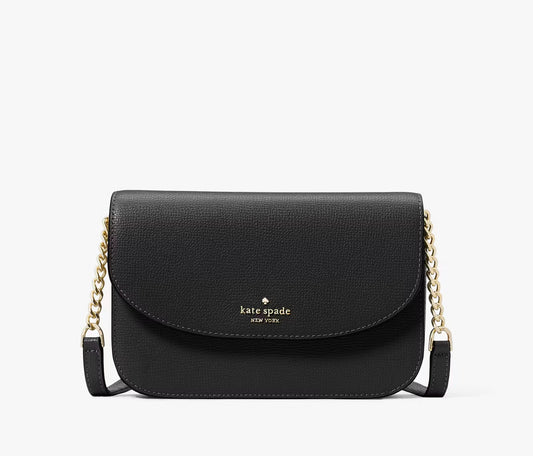 NWT Kate Spade Kristi Crossbody Leather Bag In Black