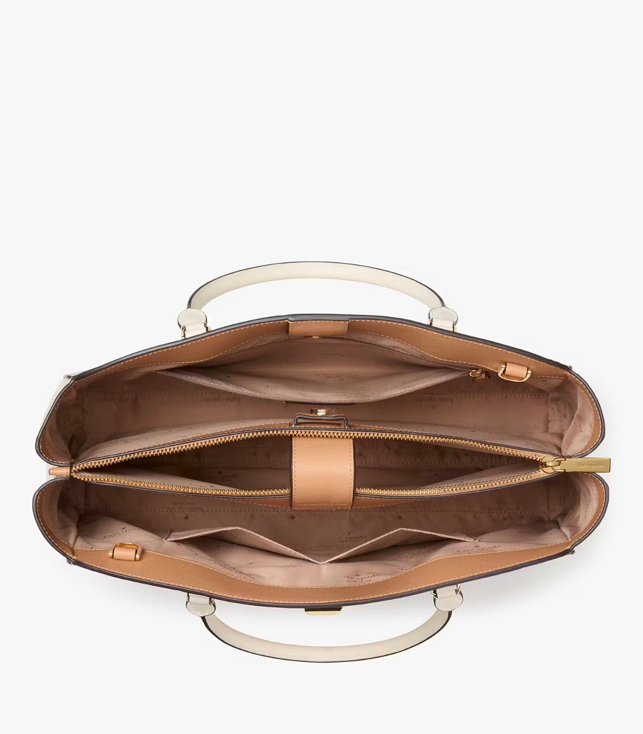 NWT Kate Spade Phoebe Commuter Leather Tote In Meringue