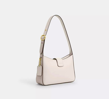 NWT Coach Leather Eliza Shoulder Bag with Zip-top Closure