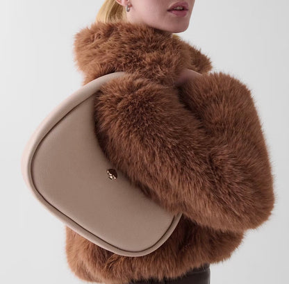 NWT Kate Spade Large Kayla Crescent Leather Shoulder Bag