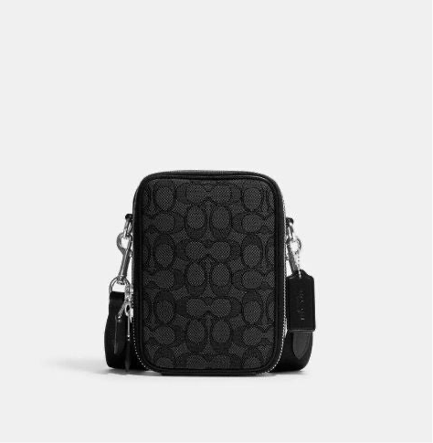 Coach Unisex Stanton Crossbody In Signature Jacquard -CH097