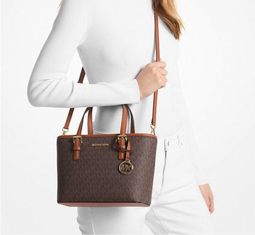 et set travel extra-small logo top-zip tote bag Michael Kors Outlet Jet Made from high Jet Set Travel Extra-Small Saffiano