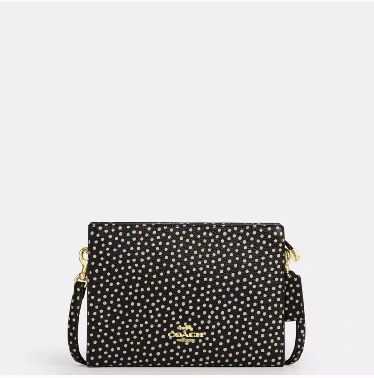 NWT Coach Slim Crossbody Leather Bag With Spot Print
