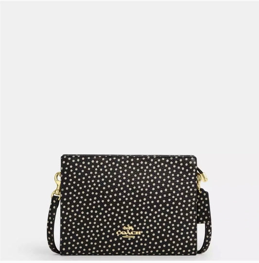 NWT Coach Slim Crossbody Leather Bag With Spot Print